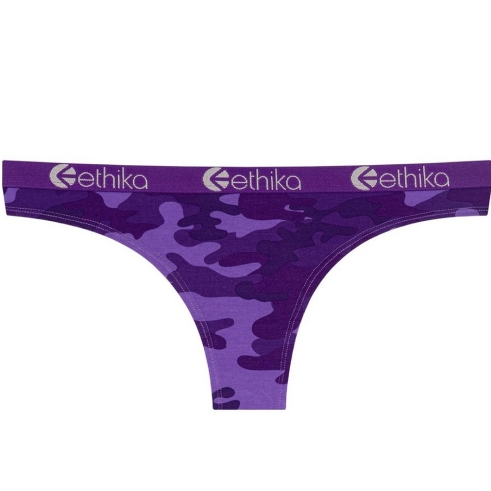 Ethika Purple Camo Bikini Underwear NWT